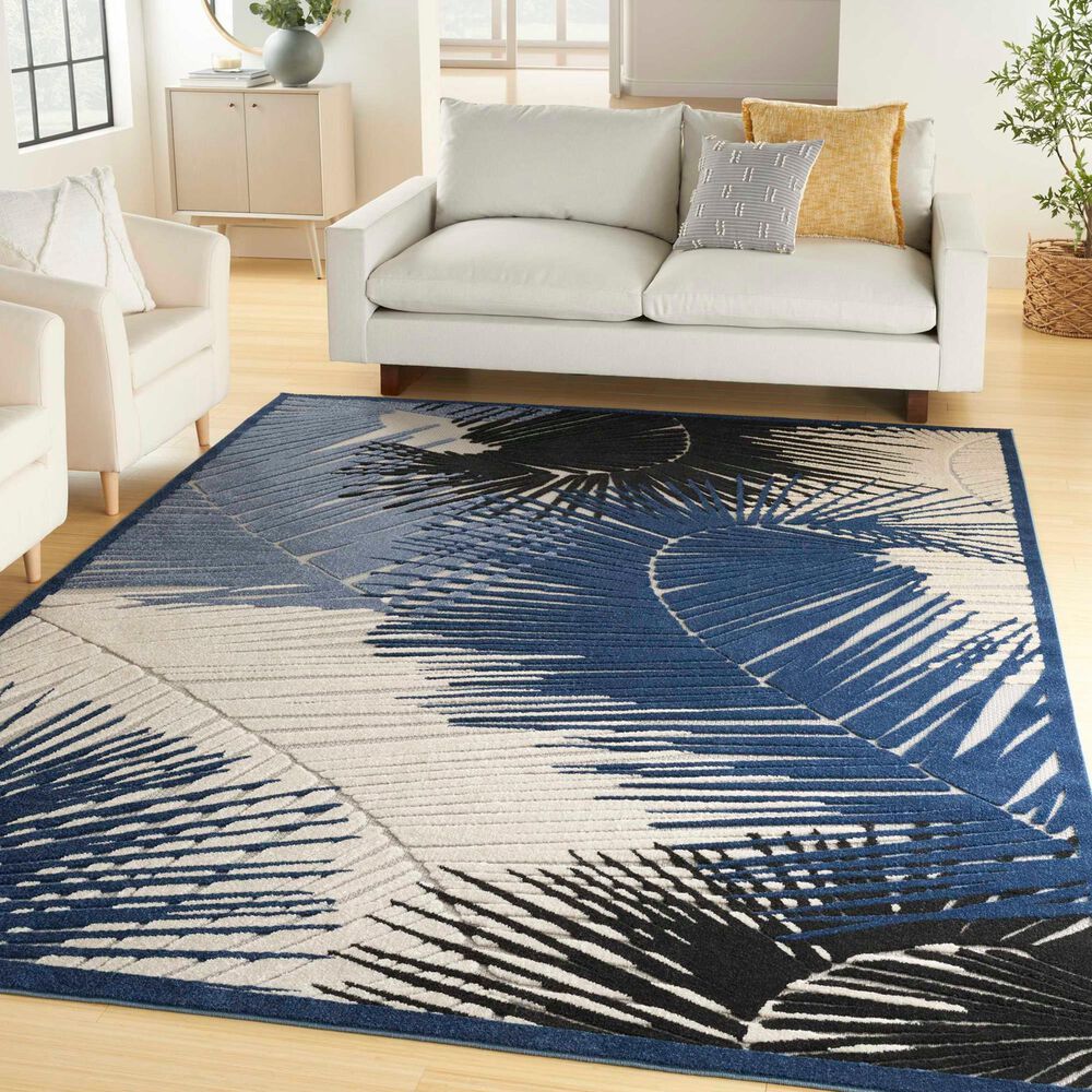 Other Aloha Navy 5'3" x 7'3" Indoor/Outdoor Area Rug, , large