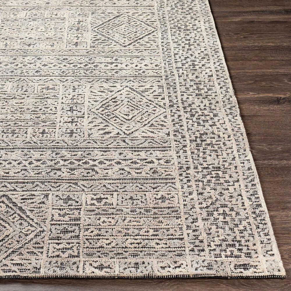 Surya Oakland 10&#39; x 14&#39; Black, Gray and Taupe Area Rug, , large