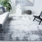 Safavieh Craft CFT850M 9" x 12" Blue and Grey Area Rug, , large