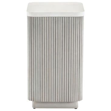 Bernhardt Colonnade Accent Table in Grey and White, , large