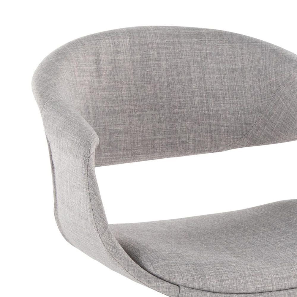 Lumisource Curvo Task Chair with Grey Cushion in Gold, , large