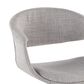 Lumisource Curvo Task Chair with Grey Cushion in Gold, , large