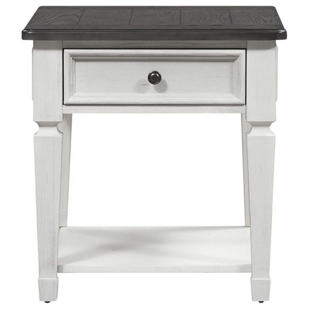Belle Furnishings Allyson Park Drawer End Table in White, , large