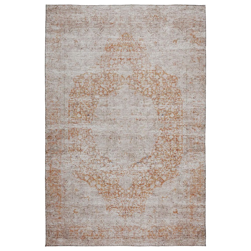 Dalyn Rug Company Karaj KJ8 3" x 5" Copper Indoor/Outdoor Area Rug, , large