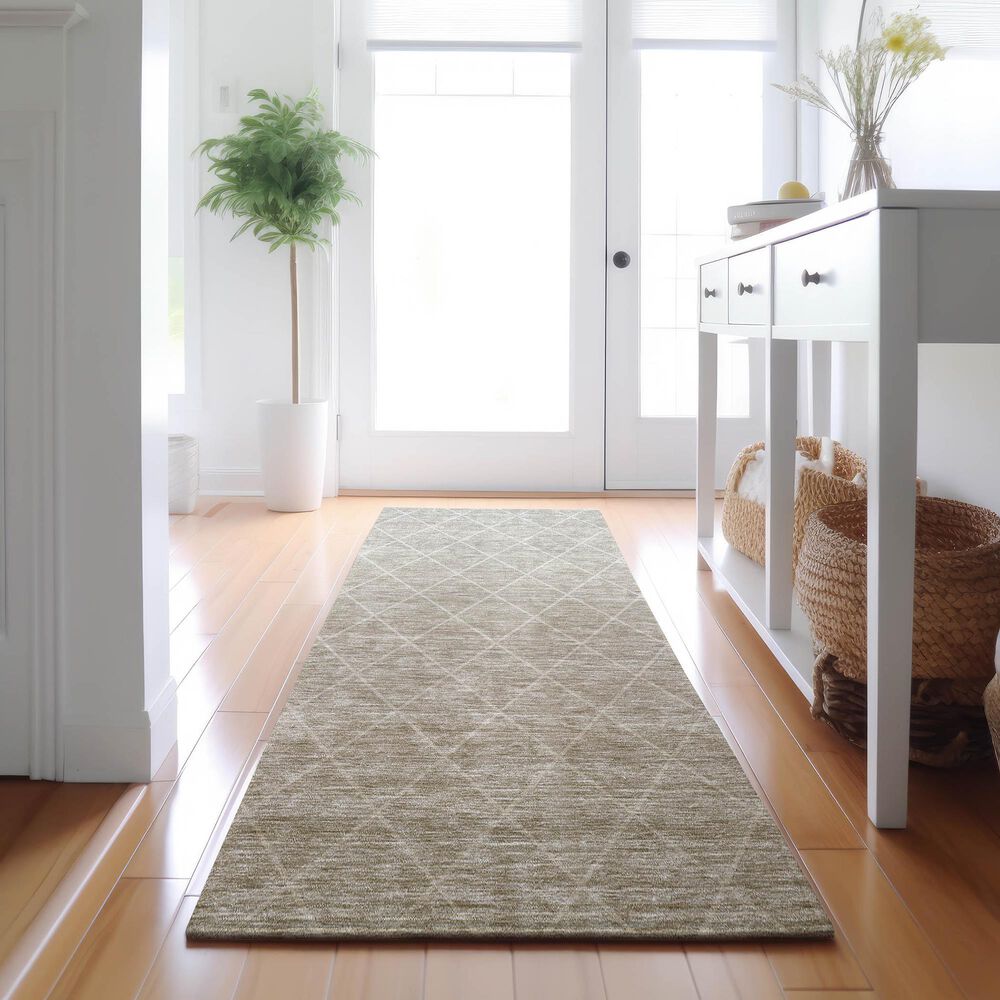 Dalyn Rug Company Lazio 2&#39;3&quot; x 7&#39;6&quot; Taupe Runner, , large