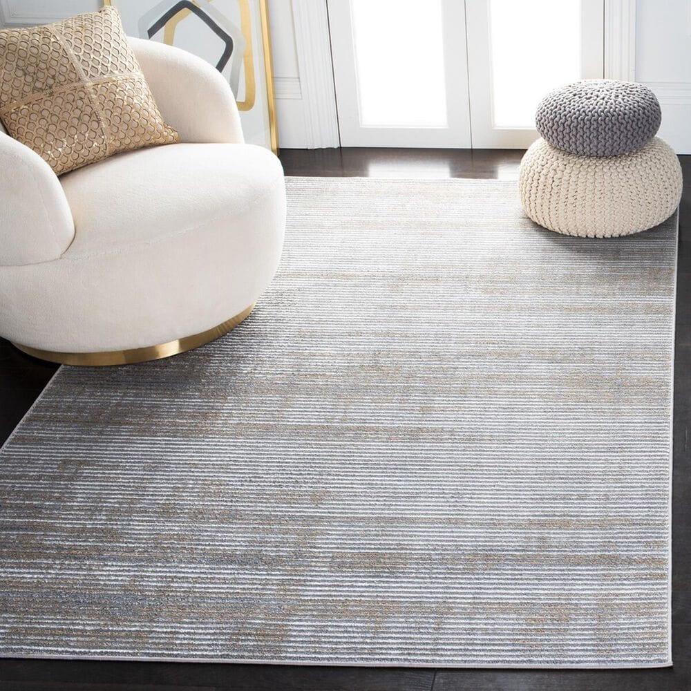 Safavieh Orchard  ORC661 4&#39;5&quot; x 6&#39;5&quot; Grey and Gold Area Rug, , large