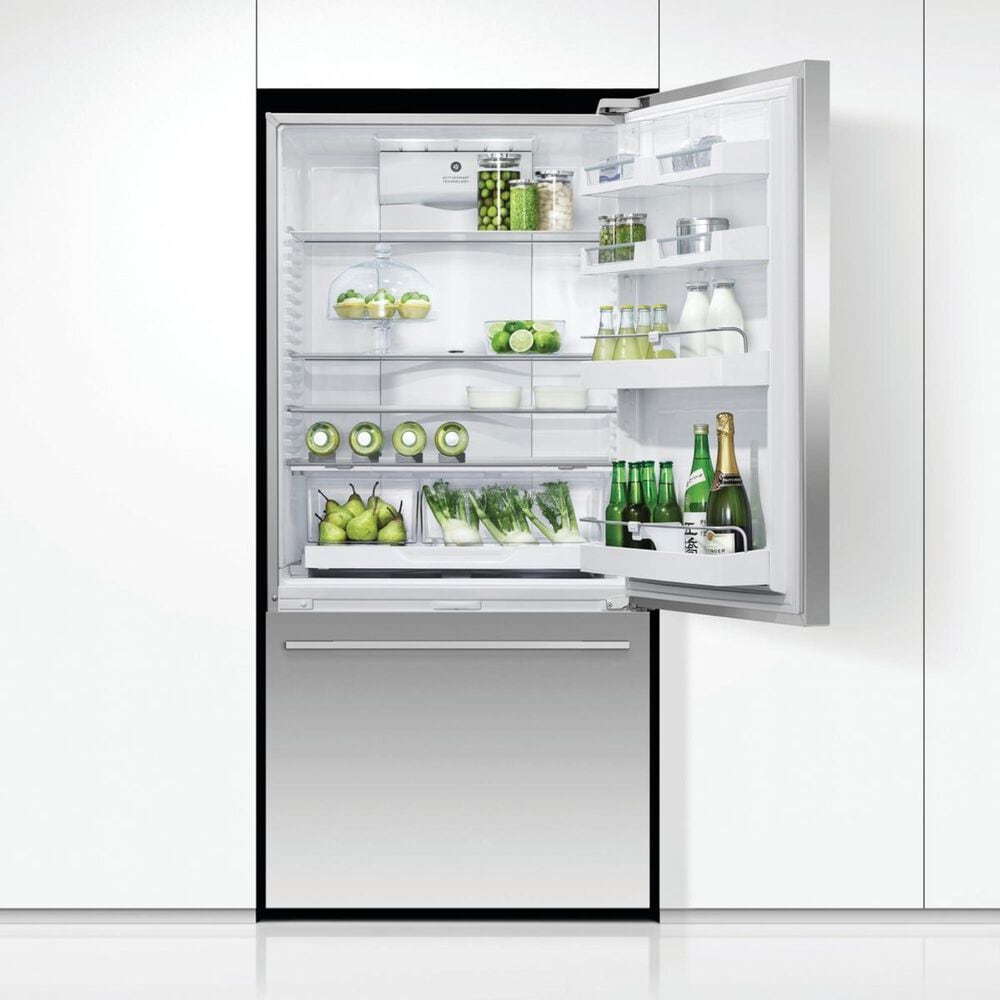 Fisher &amp; Paykel 17 Cu. Ft. ActiveSmart Counter Depth Bottom Freezer Refrigerator Right Hinge, , large