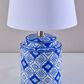 Adesso Polly Table Lamp in White and Blue (Set of 2), , large