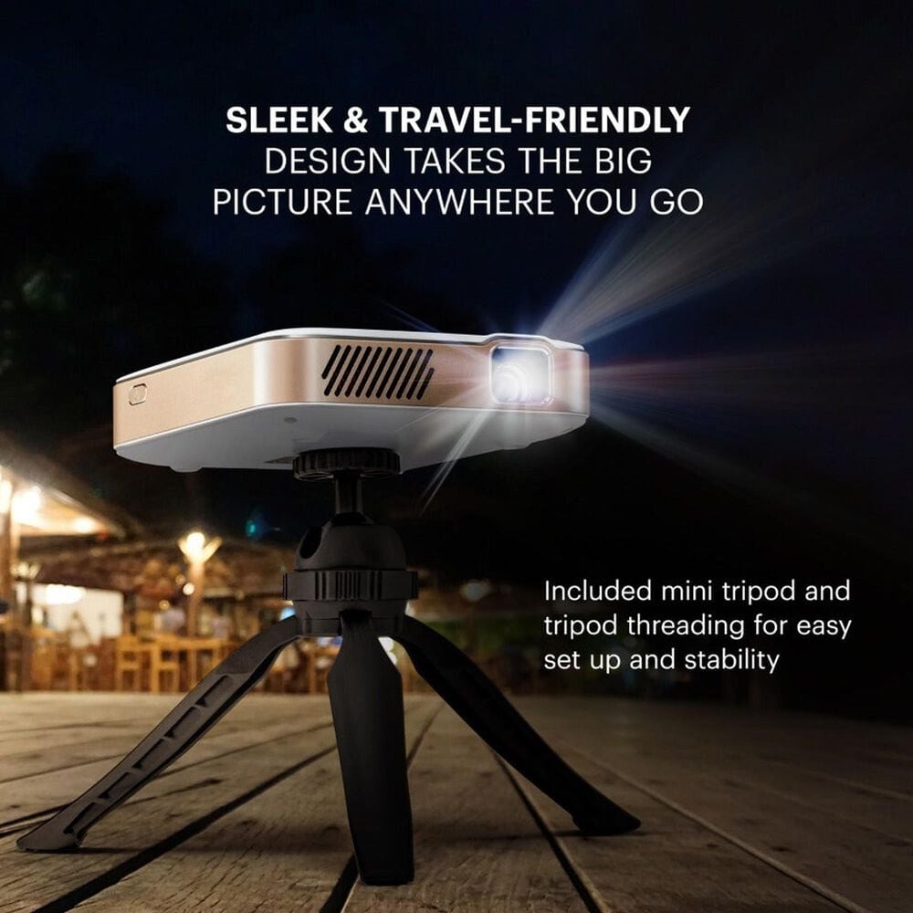 Kodak Luma 450 Smart Projector, 1080p Portable Projector with Wifi and Bluetooth, Tripod Included, , large