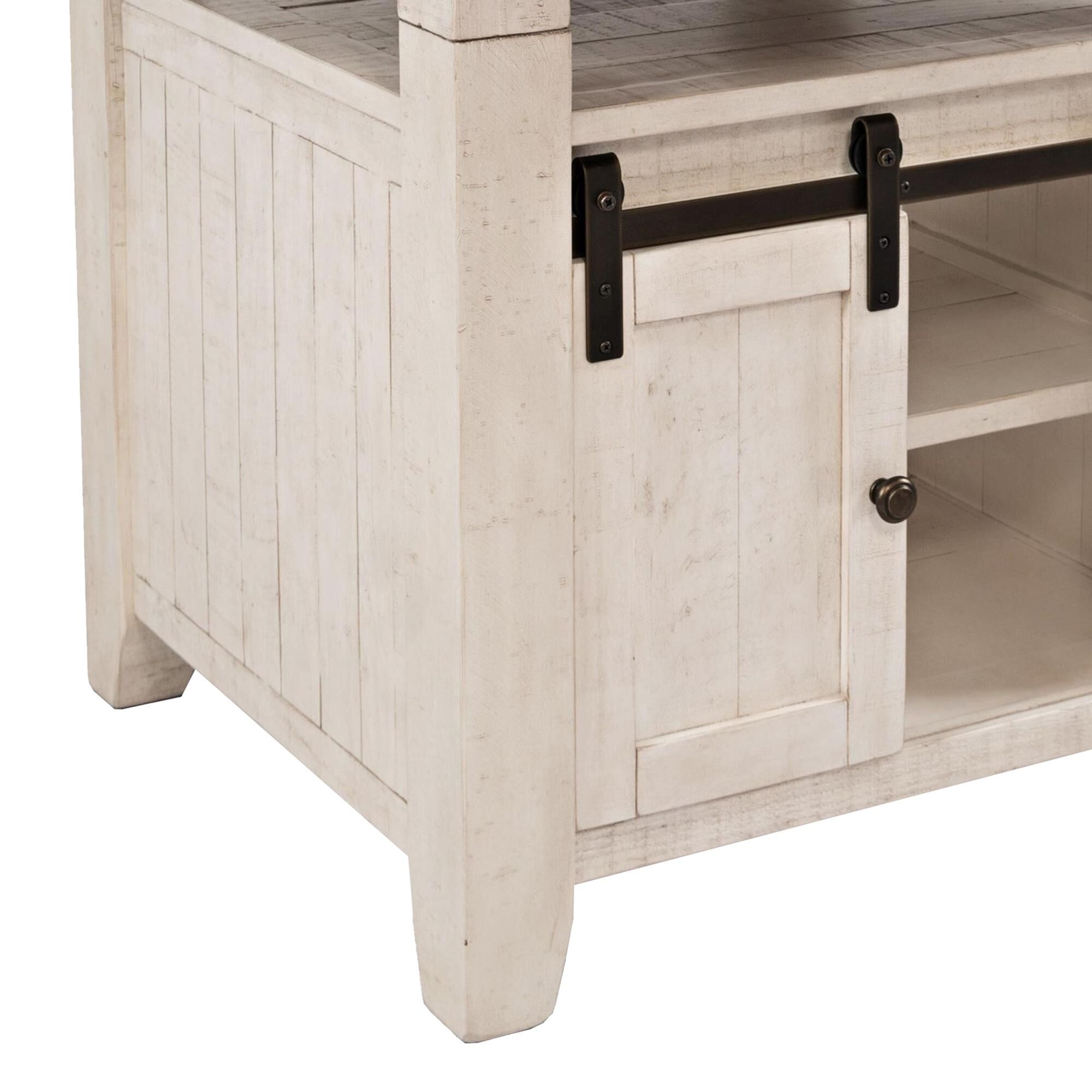 Madison county adjustable top height dining table