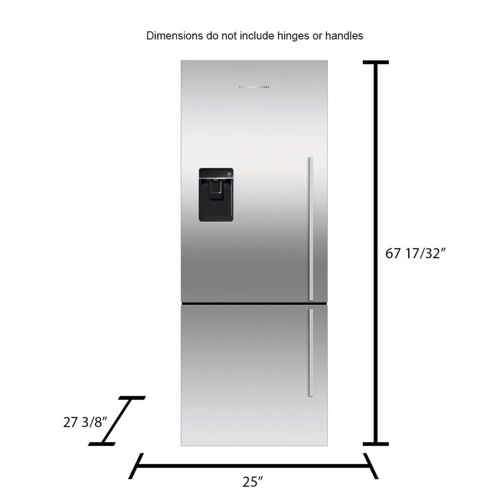Fisher &amp; Paykel 13.5 Cu. Ft. ActiveSmart Counter Depth Bottom Freezer Refrigerator Left Hinge, , large
