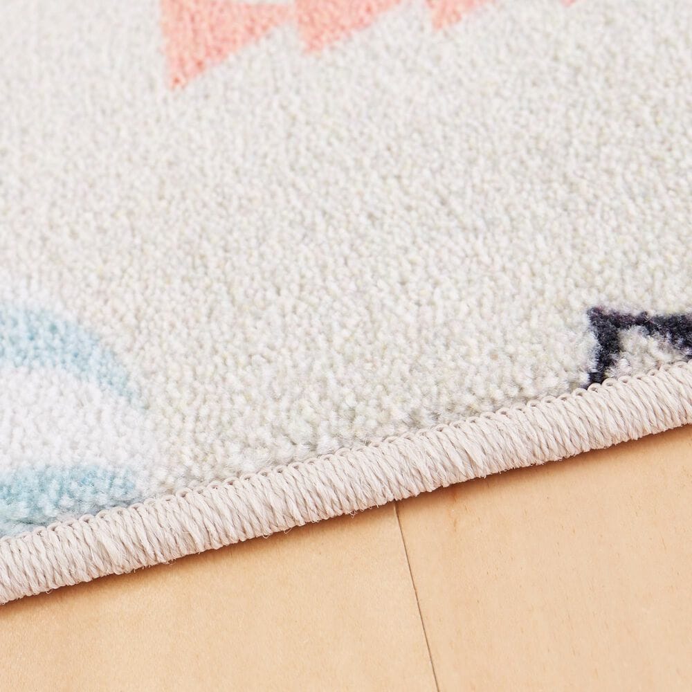 Karastan Prismatic  3&#39;4&quot; x 5&#39; Blush Kids Area Rug, , large
