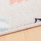 Karastan Prismatic  3"4" x 5" Blush Kids Area Rug, , large