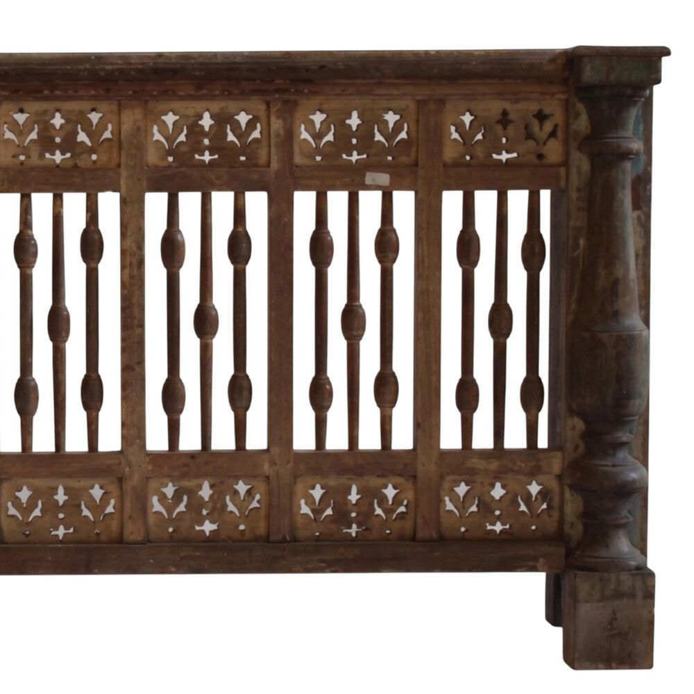 Jaipur Home One of a Kind Old World Balcony Console Table in Brown, , large