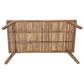 Hearth and Haven Outdoor Rectangular Dining Table in Brown - Table Only, , large