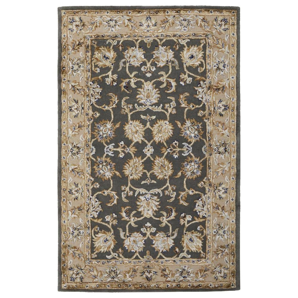 Feizy Prescott 5" x 8" Sage and Beige Area Rug, , large