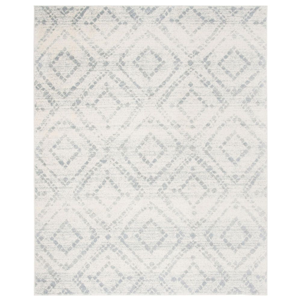 Safavieh Adirondack ADR131T 9" x 12" Ivory and Light Blue Area Rug, , large