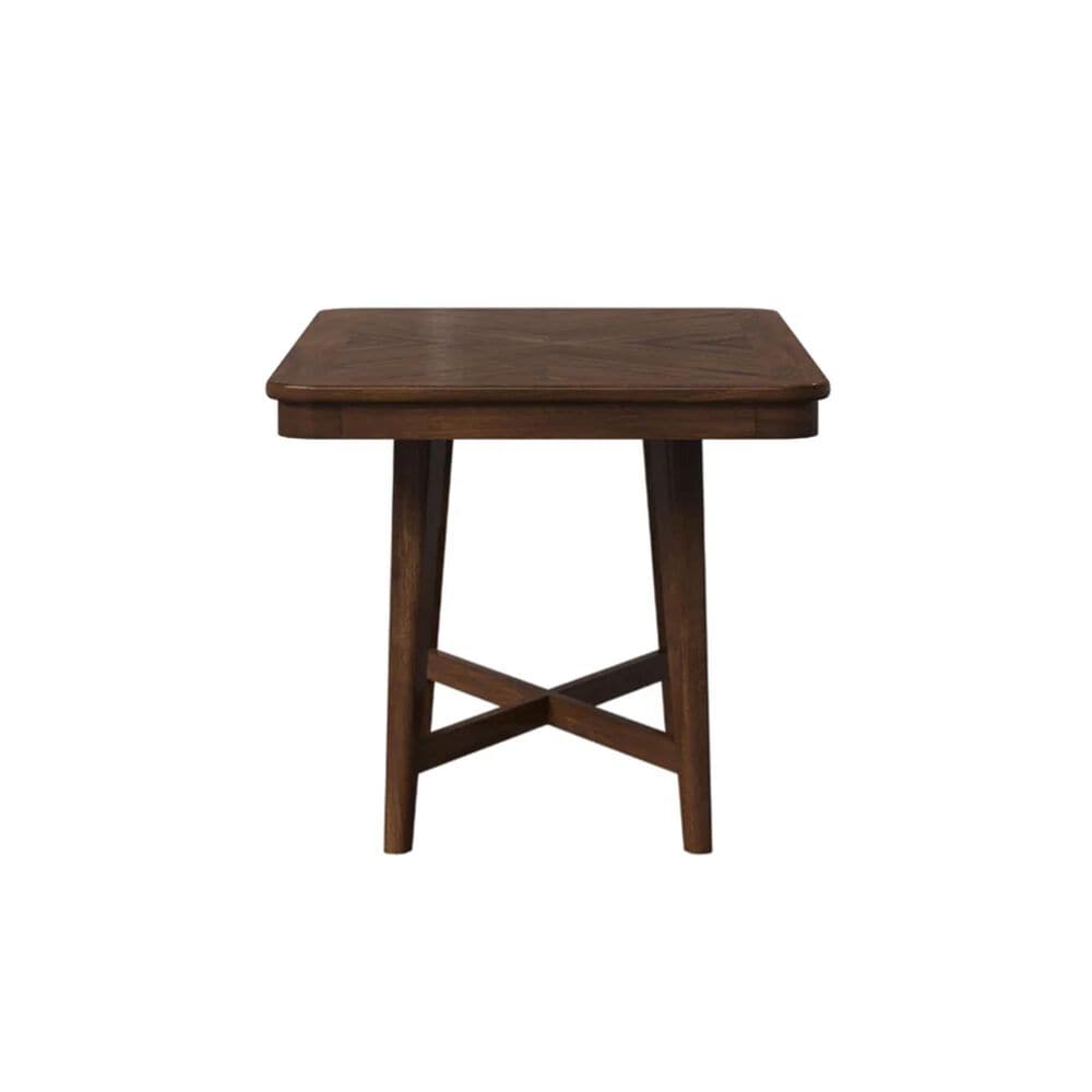 Bernards Furniture Dorval 6-Piece Rectangular Dining Set in Walnut, , large