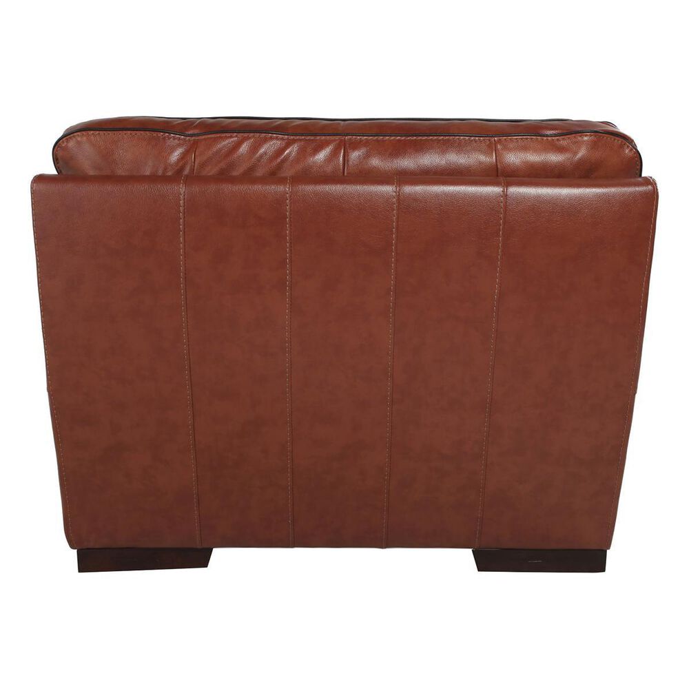 Sienna Designs Macco Leather Arm Chair in Chestnut, , large
