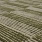 Karastan Broken Stripe 5" x 8" Moss Area Rug, , large