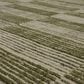Karastan Broken Stripe 5" x 8" Moss Area Rug, , large
