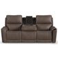 Flexsteel Carter Power Reclining Sofa and Recliner in Cappuccino, , large