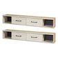 Ashley Cambeck King Double Storage Bed in Whitewash with Lighting, , large