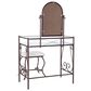 Linon Home Decor Clarisse Vanity with Stool in Bronze, , large
