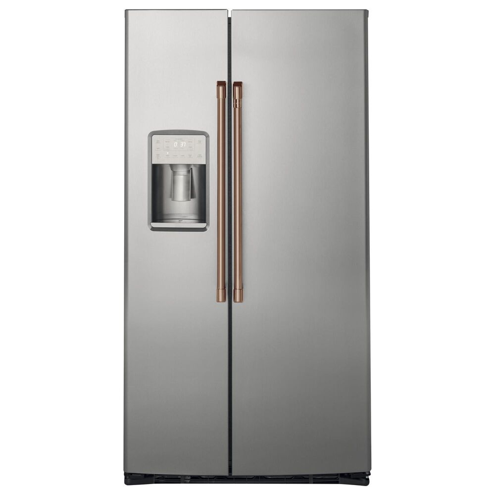 Cafe 2-Piece CXMS2H2PNCU Refrigeration Handle Kit in Brushed Copper, , large