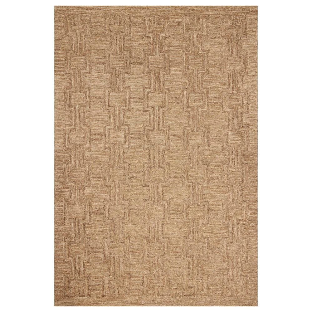 Loloi Barrow Camel and Brown 8"6" x 11"6" Area Rug, , large