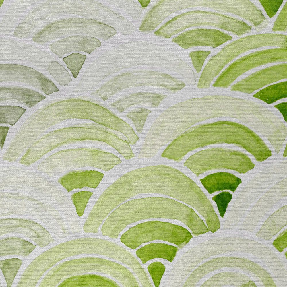 Dalyn Rug Company Seabreeze Geometric 2&#39;3&quot; x 7&#39;6&quot; Lime-in Runner, , large
