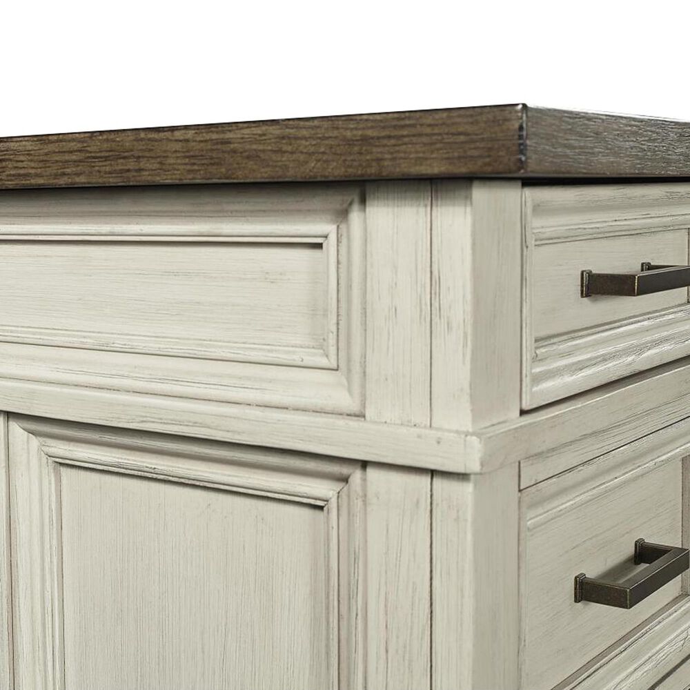 Riva Ridge Caraway 66&quot; Executive Desk in Aged Ivory, , large