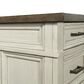 Riva Ridge Caraway 66" Executive Desk in Aged Ivory, , large