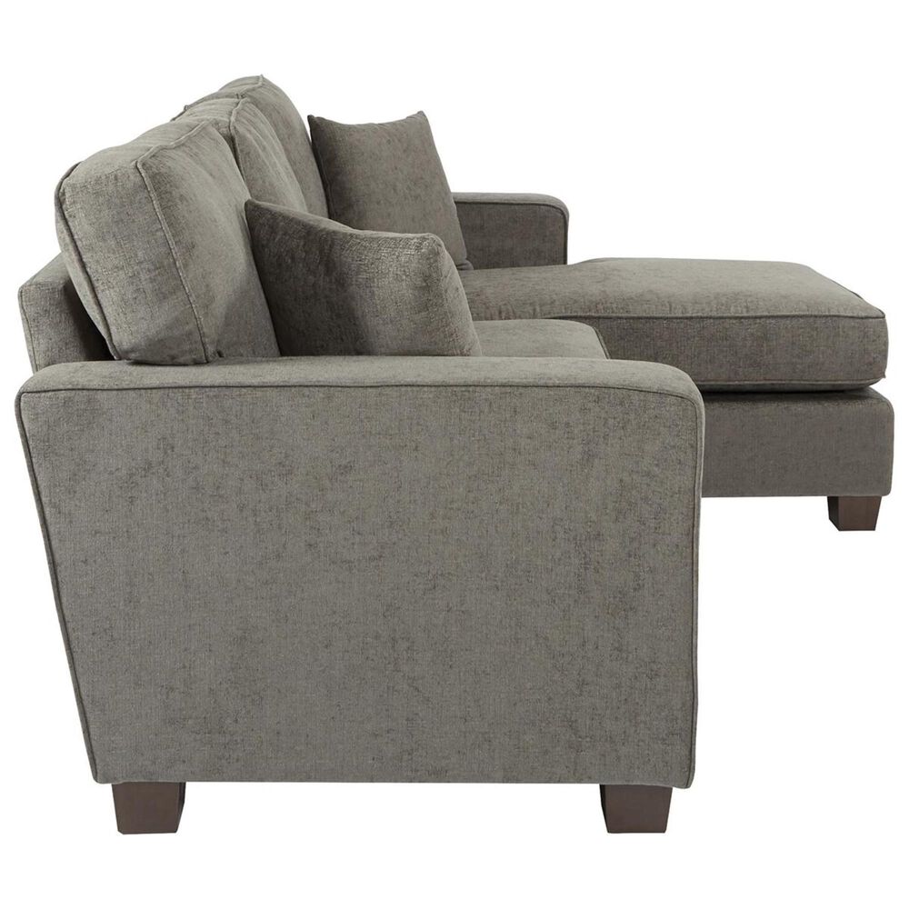 OSP Home Russell 2Piece Reversible Sectional with Chaise in Gray