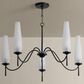 Troy Lighting Legacy 5-Light Chandelier in Forged Iron, , large