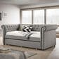 Crown Mark Ellie Daybed with Trundle in Gray, , large