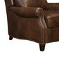 Barcalounger Meade Leather Recliner in Worthington Cognac, , large
