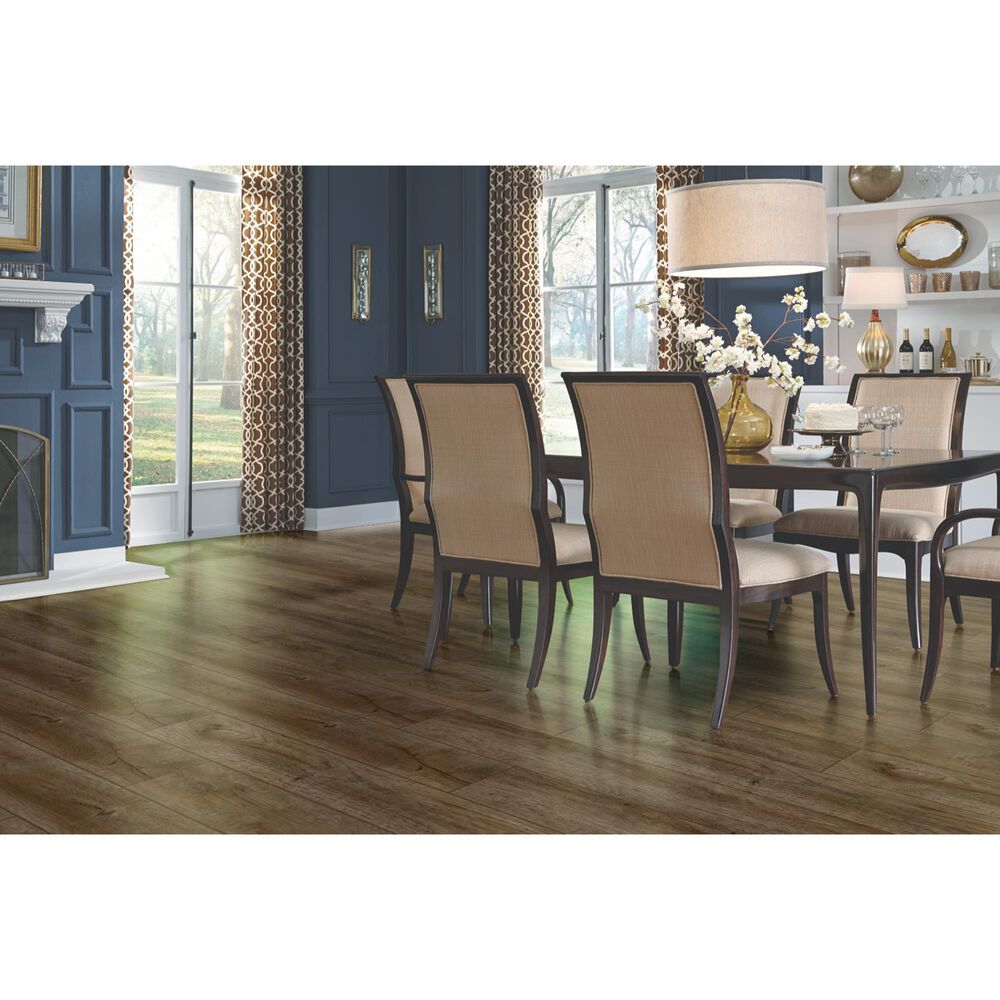 Happy Feet International Stone Elegance II Colonial Pecan 7.25&quot; x 48&quot; Luxury Vinyl Plank, , large
