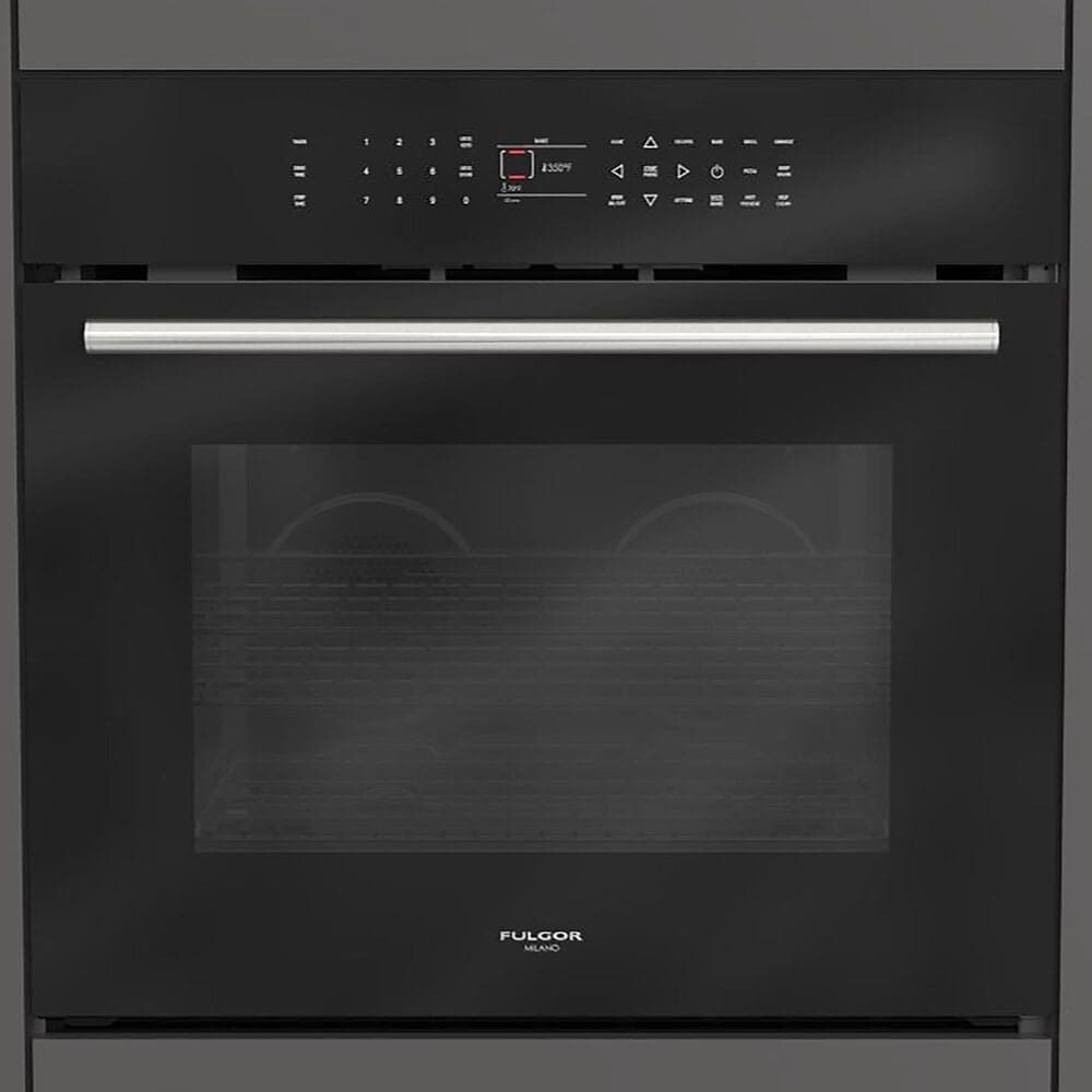 Fulgor Milano 30" Touch Control Single Wall Oven in Black, , large