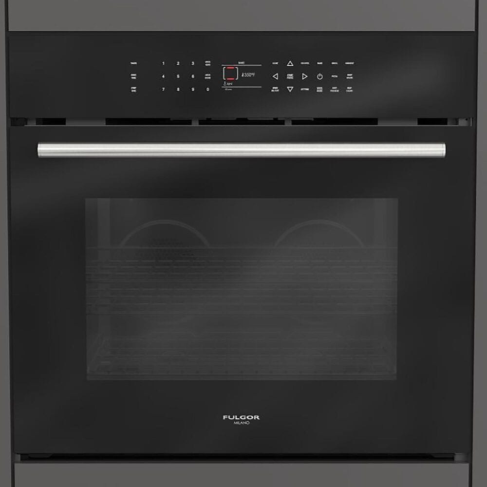 Fulgor Milano 30" Touch Control Single Wall Oven in Black, , large