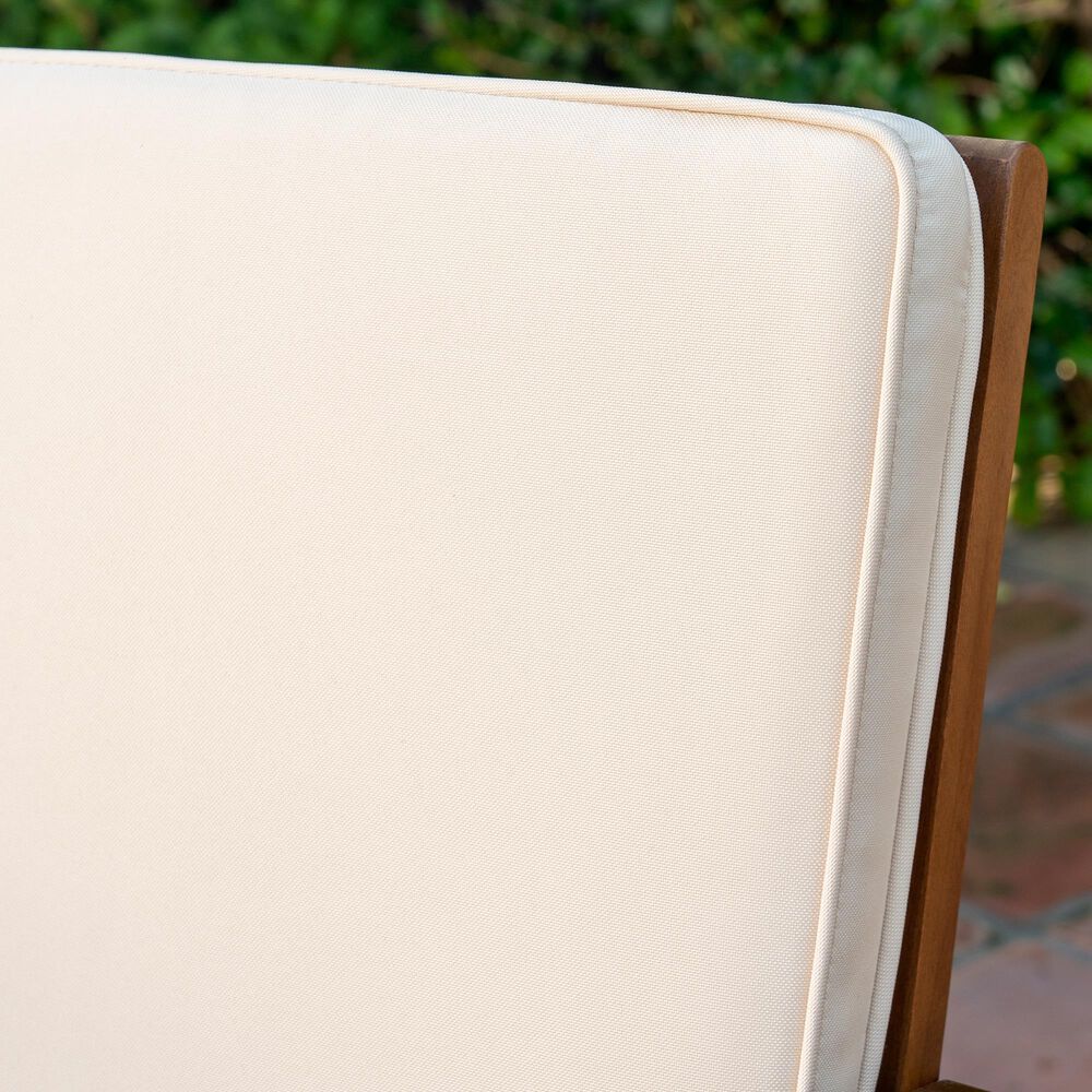 Linon Home Decor Caneel 4-Piece Outdoor Conversation Set in Brown, , large