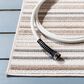 Safavieh Cabana CBN323B 4"5" x 6"5" Ivory and Grey Indoor/Outdoor Area Performance Rug, , large