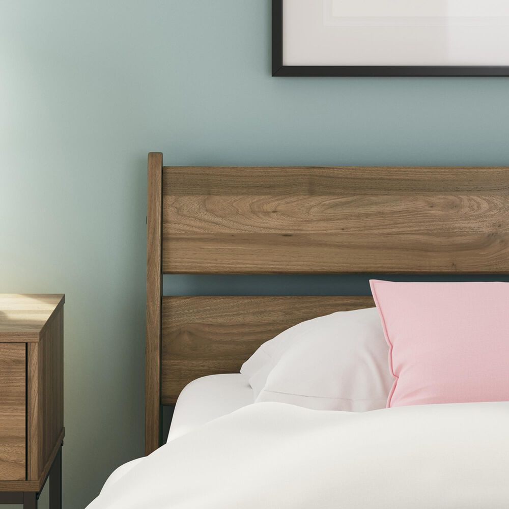 Ashley Deanlow Twin Platform Panel Bed in Honey, , large