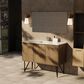 Lexora Home Lancy 48" Single Bathroom Vanity in Rustic Acacia with 2 cm White Quartz Top and Rectangular Sink, , large