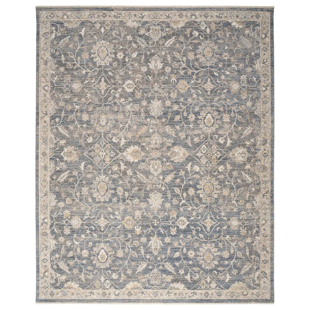 Nourison Retreat RET01 Blue 7"10" x 10" Area Rug, , large
