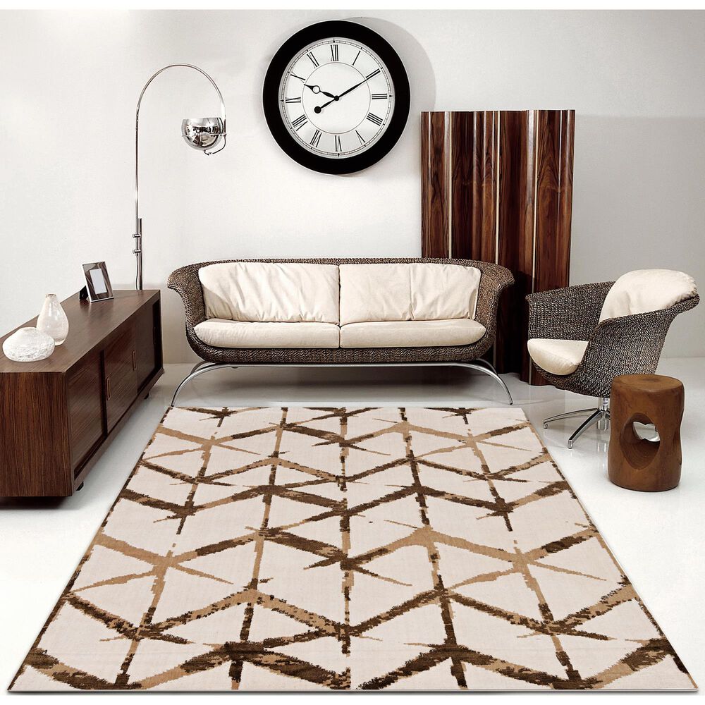 Radici USA Dora 6&#39; x 9&#39; Beige and Tan Area Rug, , large