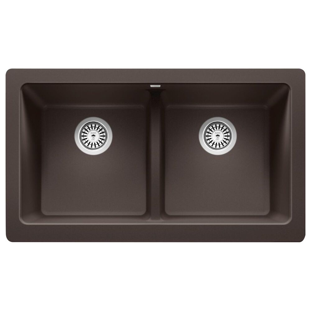Blanco Vintera 33" Equal Double Apron Farmhouse Sink in Cafe, , large