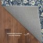 Dalyn Rug Company Soft Essentials Floral Navy 2"6" x 3"10" Indoor/Outdoor Area Rug, , large