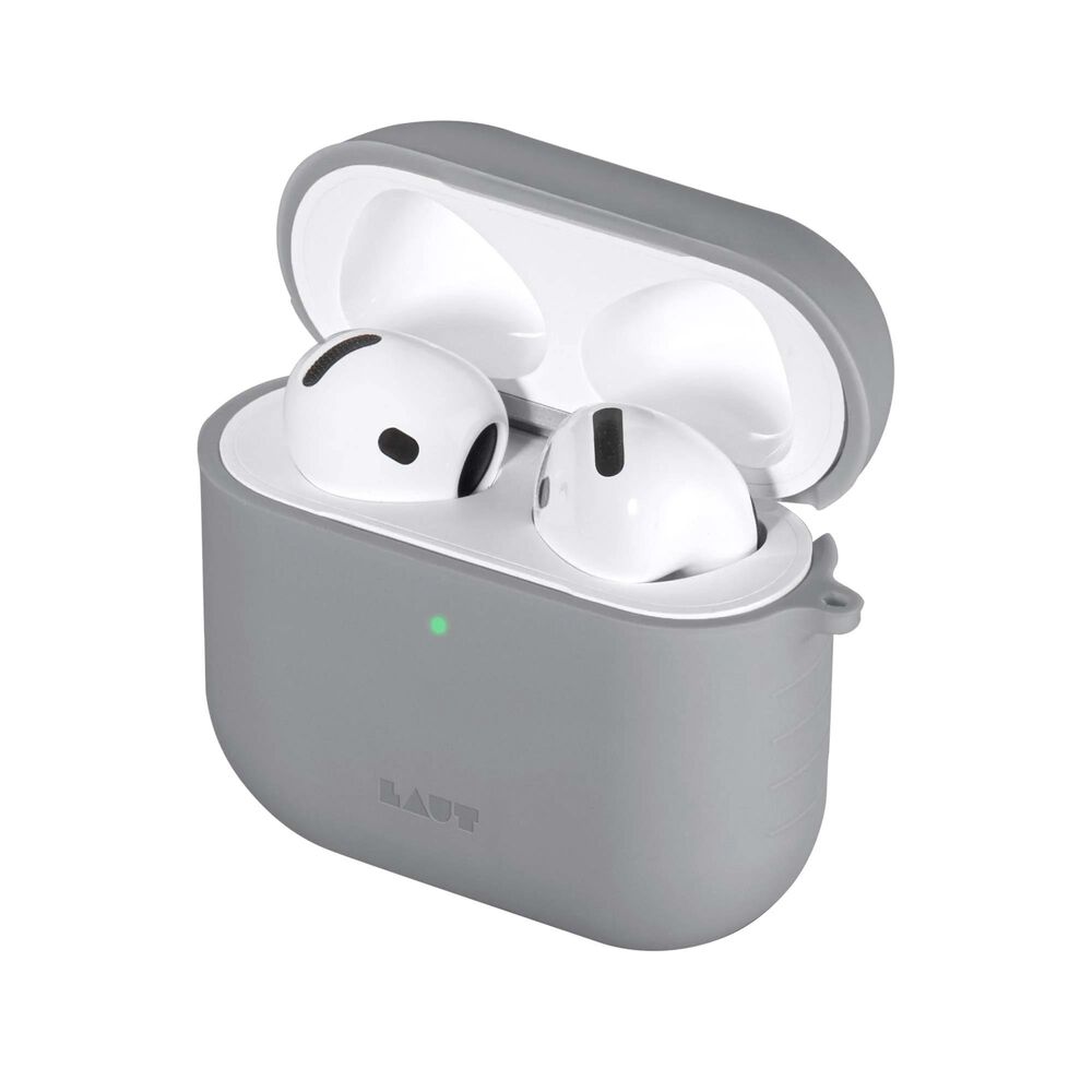 LAUT Pod Case for AirPods 4 in Dolphin Grey, , large