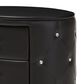 Baxton Studio Davina 2-Drawer Nightstand in Black, , large